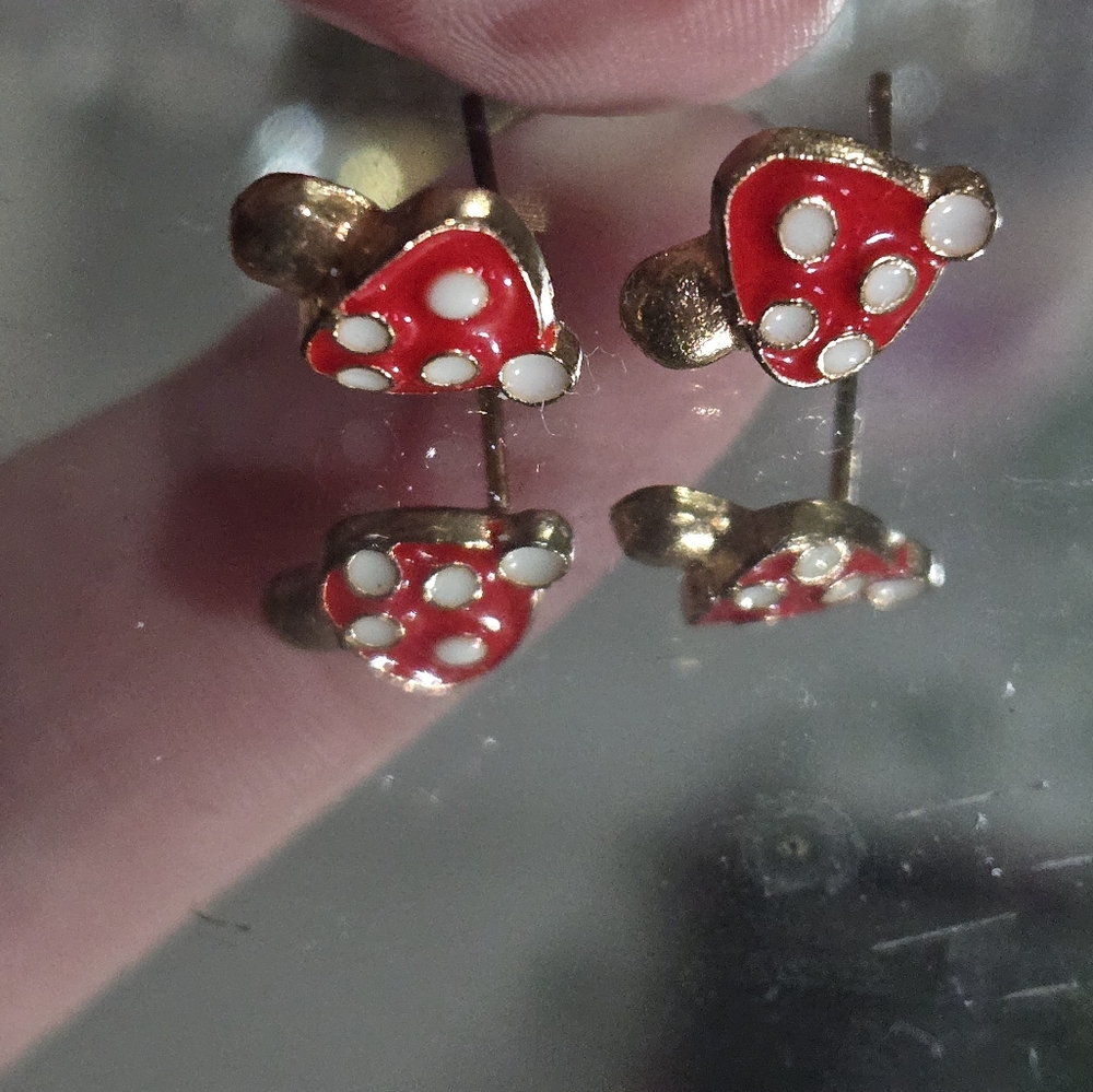 Mushroom earrings